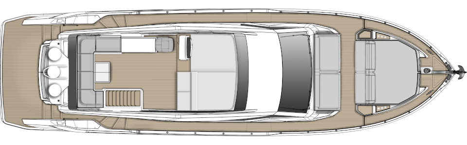Яхта Ferretti Yachts 580 фото 3.3