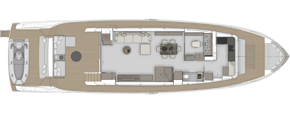 Яхта Ferretti Yachts INFYNITO 80 фото 3.3