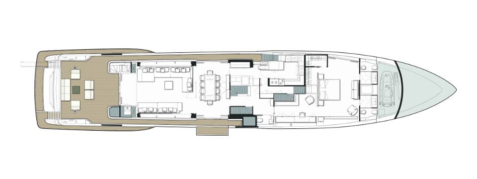 Яхта Custom Line Navetta 42 фото 3.2