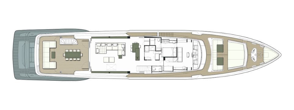 Яхта Custom Line Navetta 42 фото 3.5