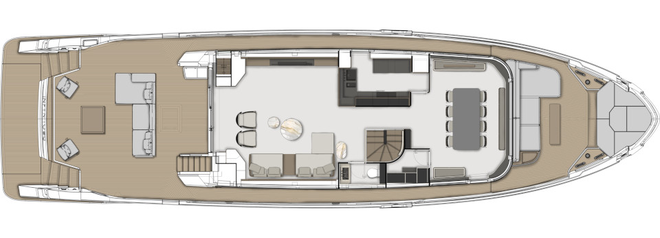 Яхта Ferretti Yachts INFYNITO 90 фото 3.6
