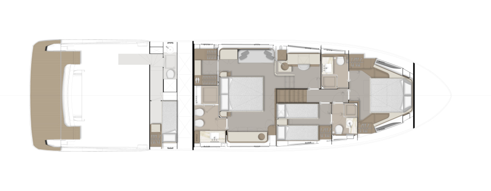 Яхта Ferretti Yachts 670 фото 3.4