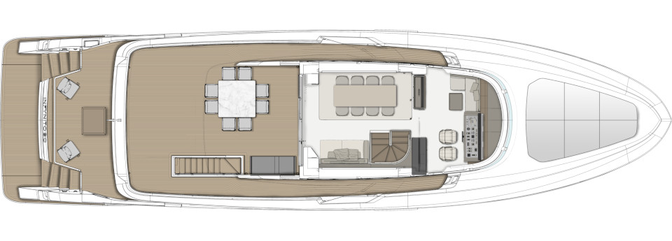 Яхта Ferretti Yachts INFYNITO 90 фото 3.8