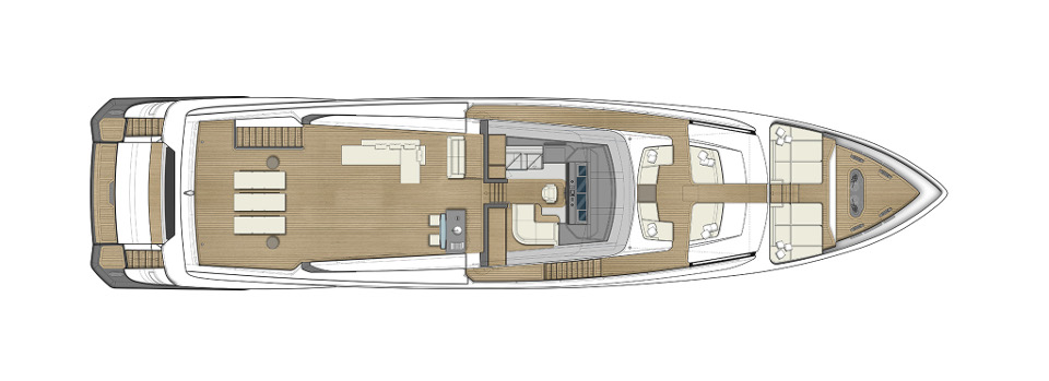 Яхта Custom Line Saetta 106 фото 3.3