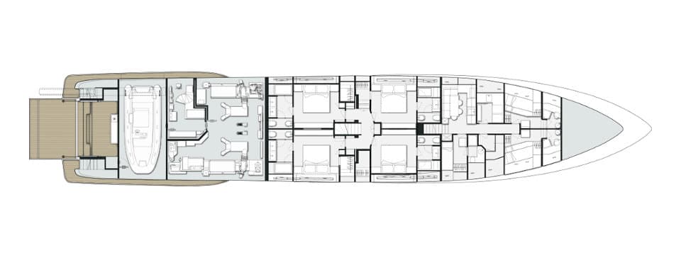 Яхта Custom Line Navetta 42 фото 3.1
