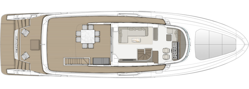 Яхта Ferretti Yachts INFYNITO 90 фото 3.9