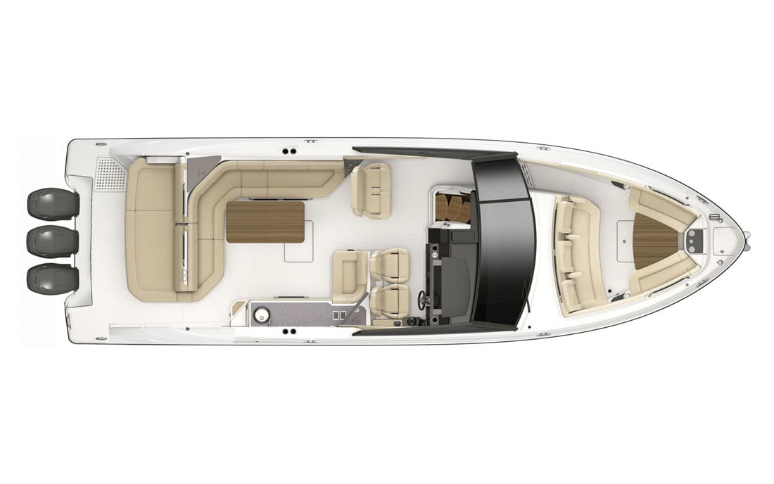Катер Sea Ray  SLX 400 OB фото 3.1