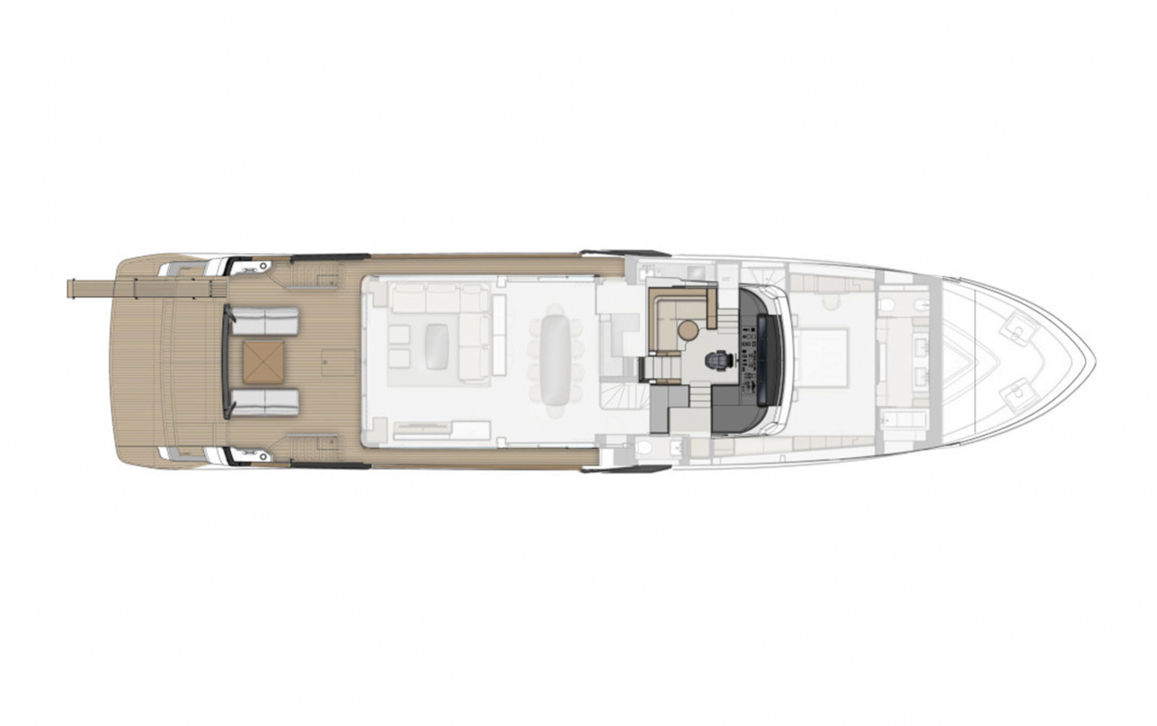 Яхта Ferretti Yachts 1000 фото 3.5