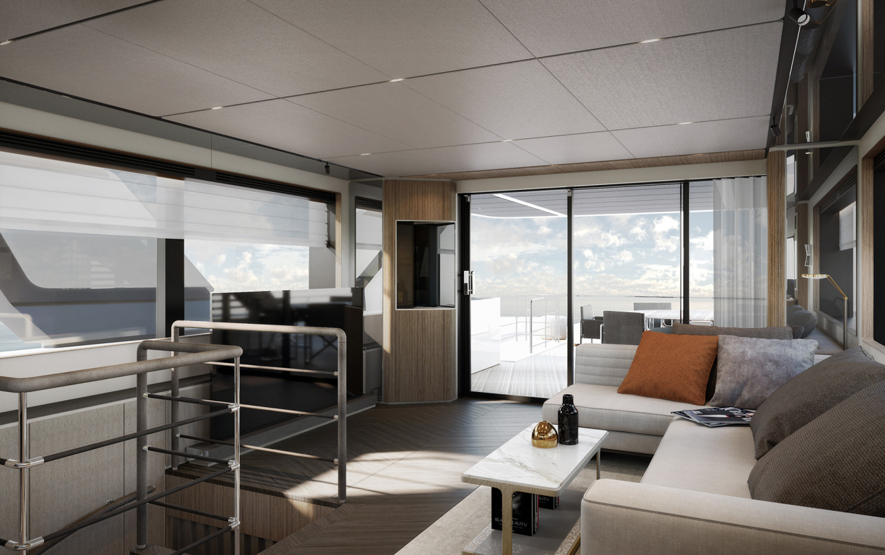 Яхта Ferretti Yachts INFYNITO 90 фото 2.13