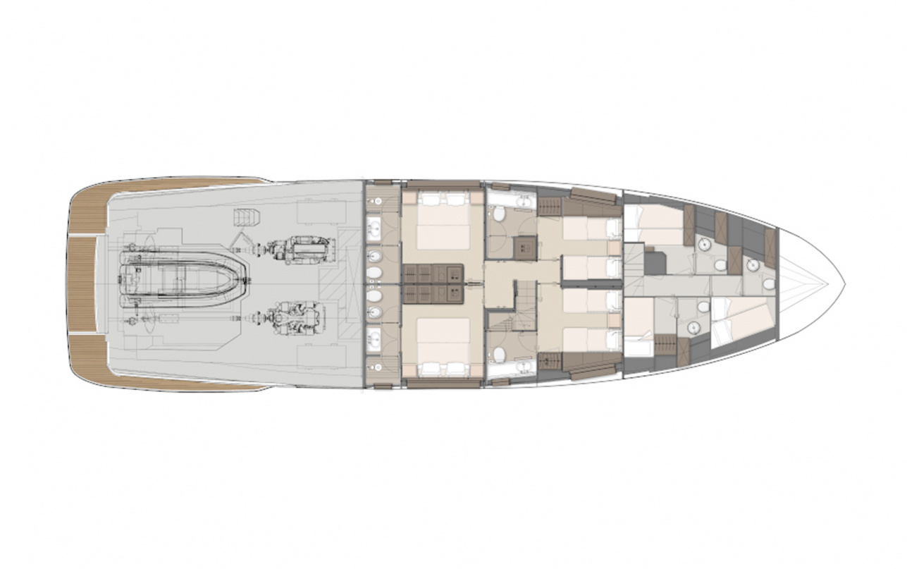 Яхта Custom Line Navetta 30 фото 3.3