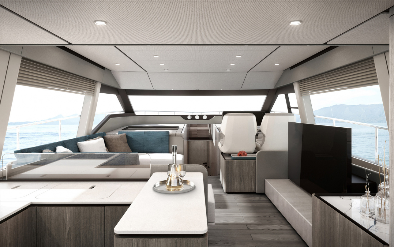 Яхта Ferretti Yachts 580 фото 2.6