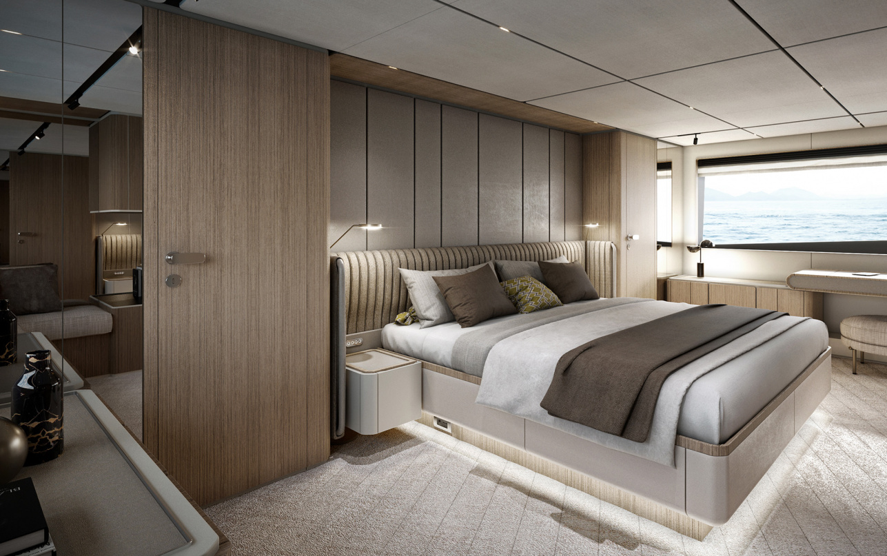 Яхта Ferretti Yachts INFYNITO 90 фото 2.7