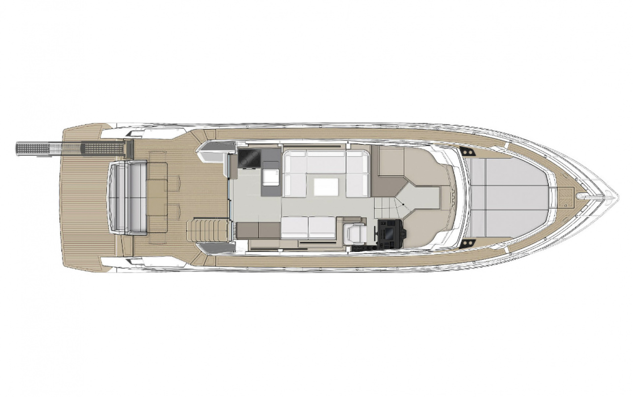 Яхта Ferretti Yachts 500 фото 3.2