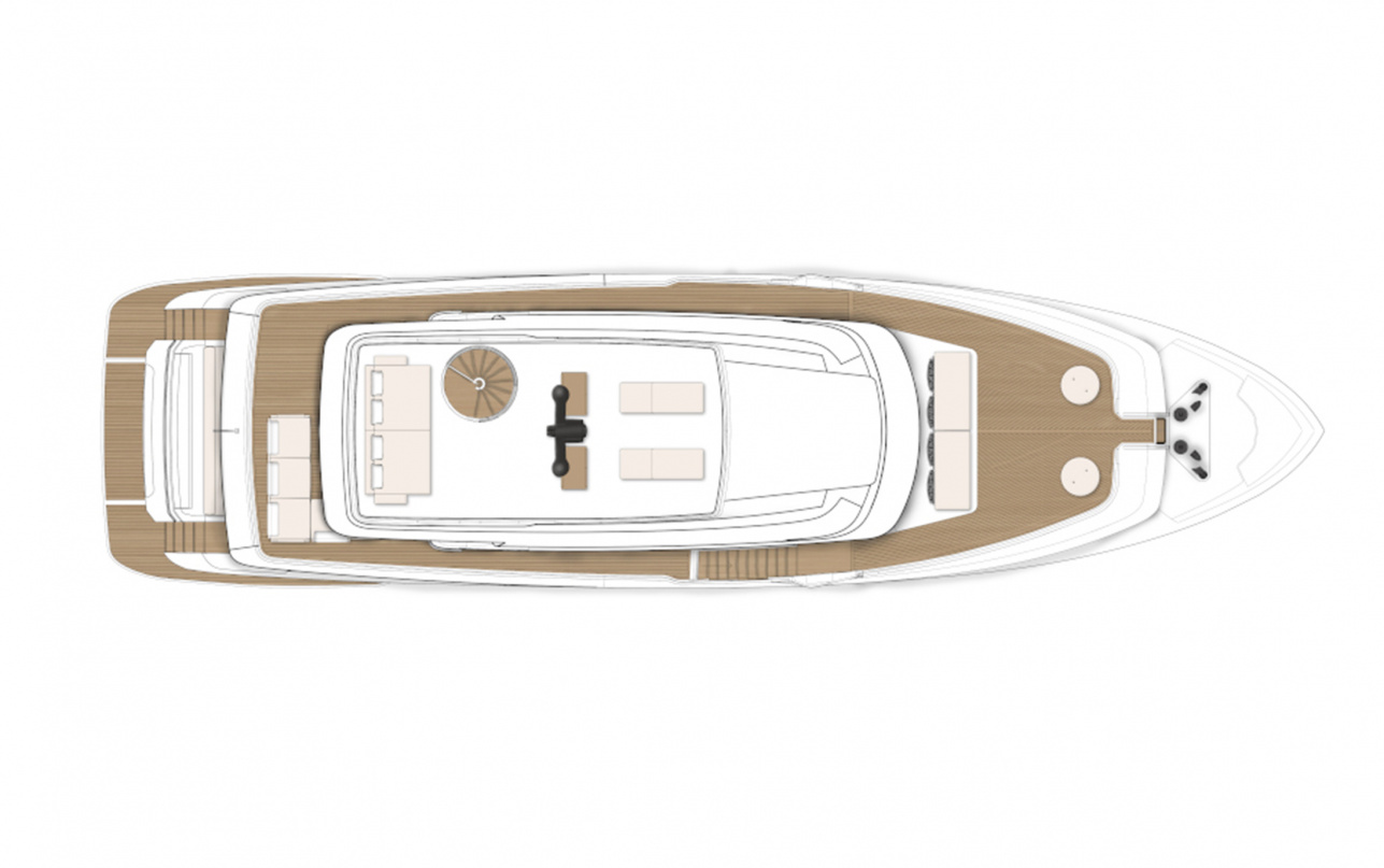 Яхта Custom Line Navetta 30 фото 3.5