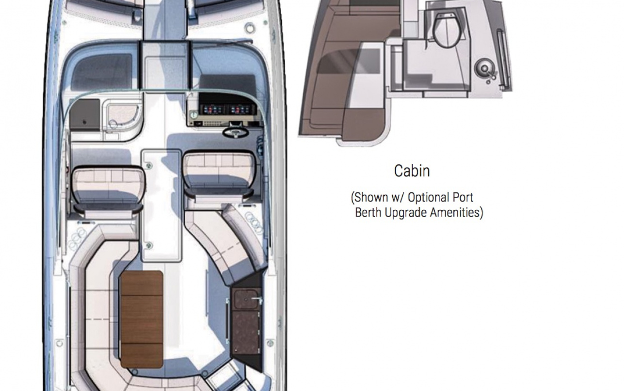 Катер Sea Ray SLX 350 OB (Outboard) фото 1.7