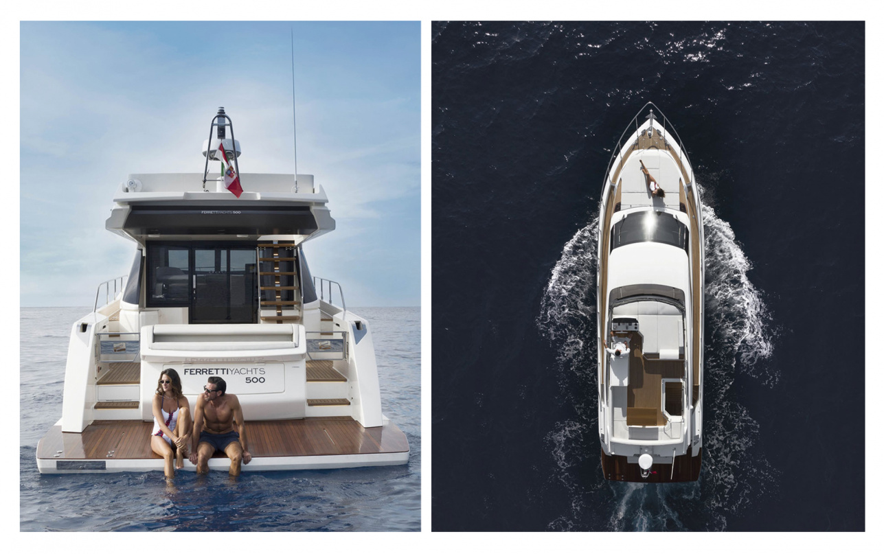 Яхта Ferretti Yachts 500 фото 1.4