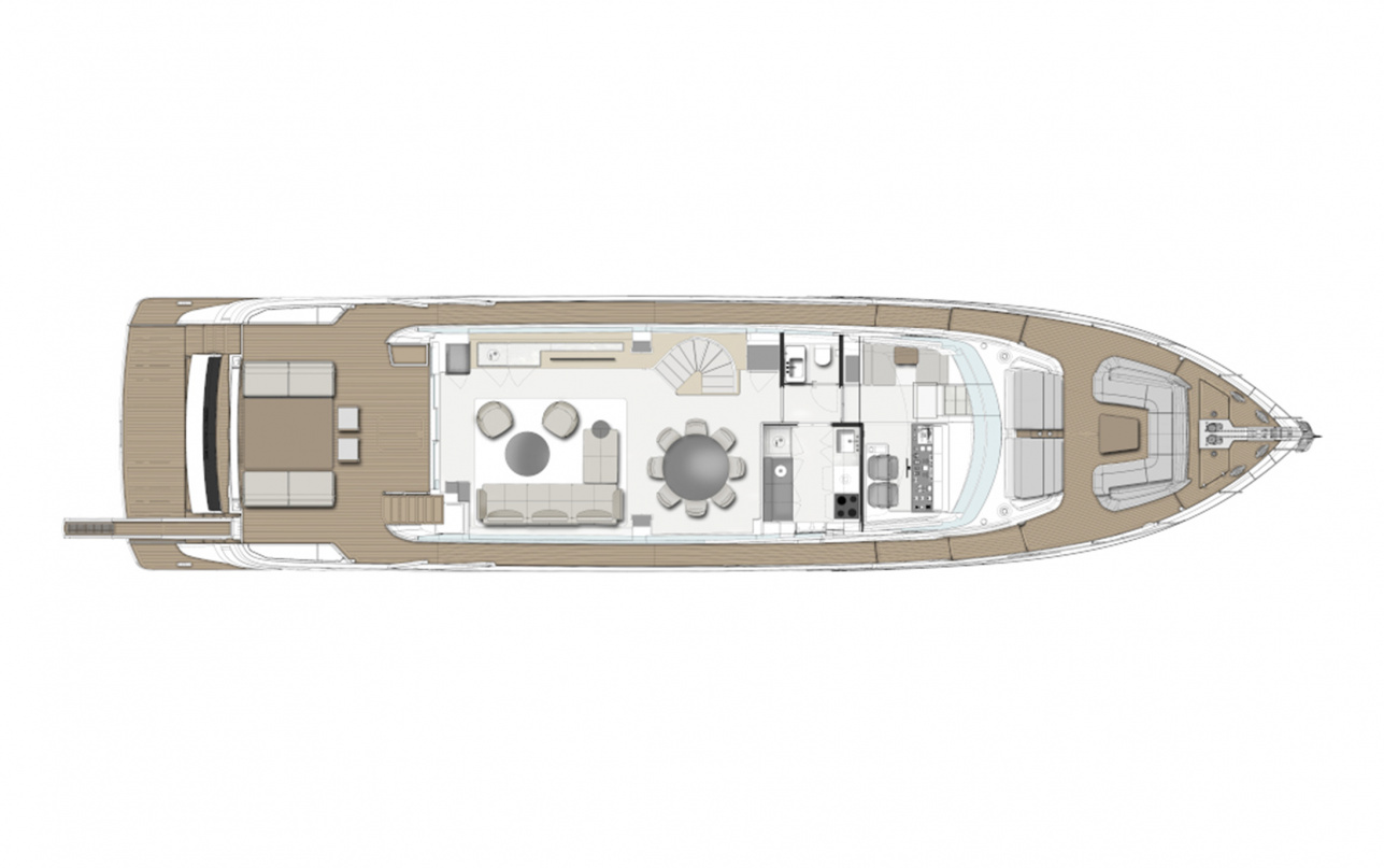 Яхта Ferretti Yachts 860 фото 3.3