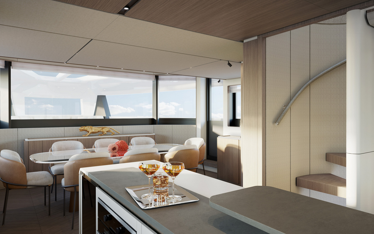 Яхта Ferretti Yachts INFYNITO 90 фото 2.4
