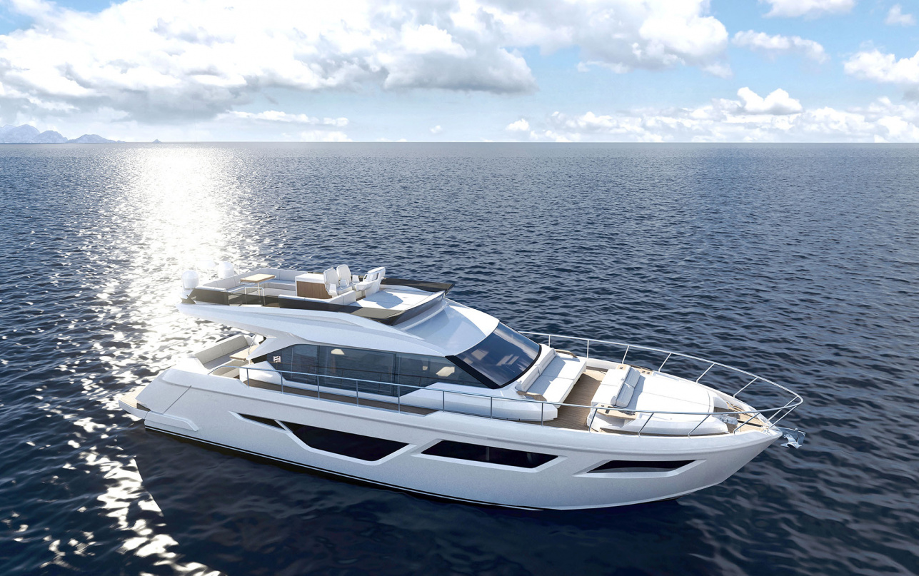 Яхта Ferretti Yachts 580 фото 1.3