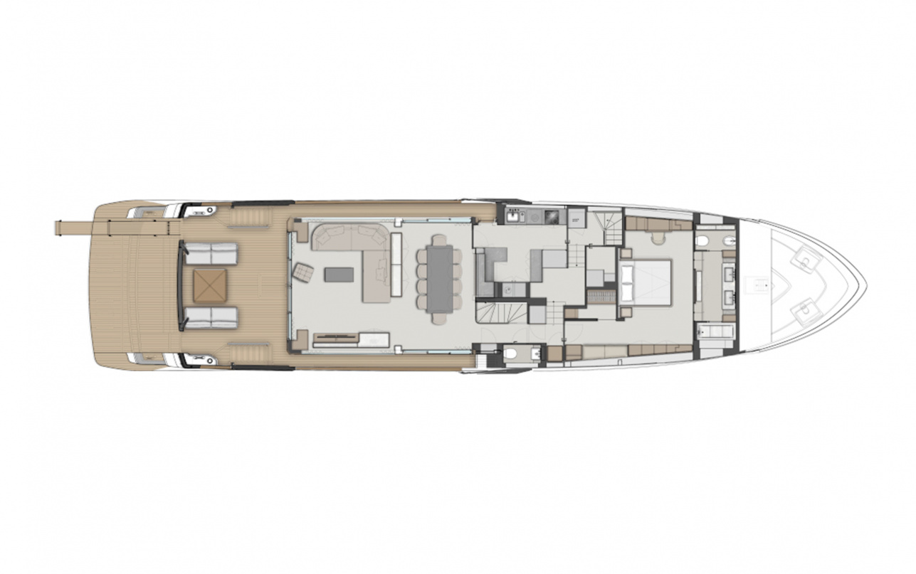 Яхта Ferretti Yachts 1000 фото 3.3