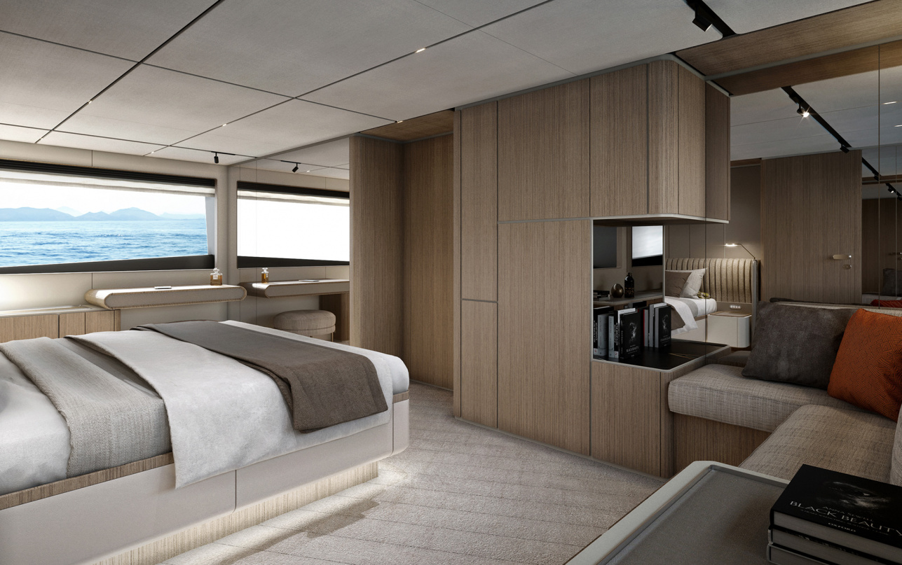 Яхта Ferretti Yachts INFYNITO 90 фото 2.8