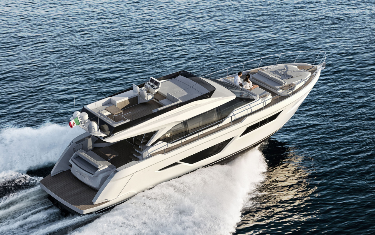 Яхта Ferretti Yachts 580 фото 1.1