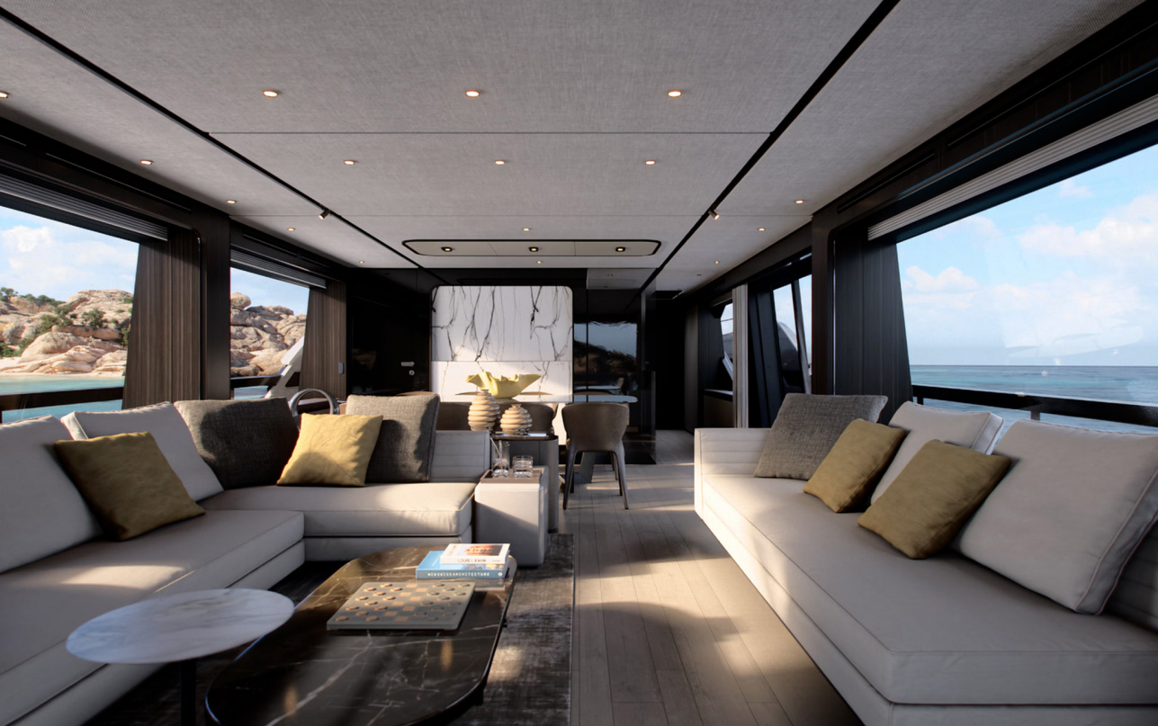 Яхта Ferretti Yachts 940 фото 2.1