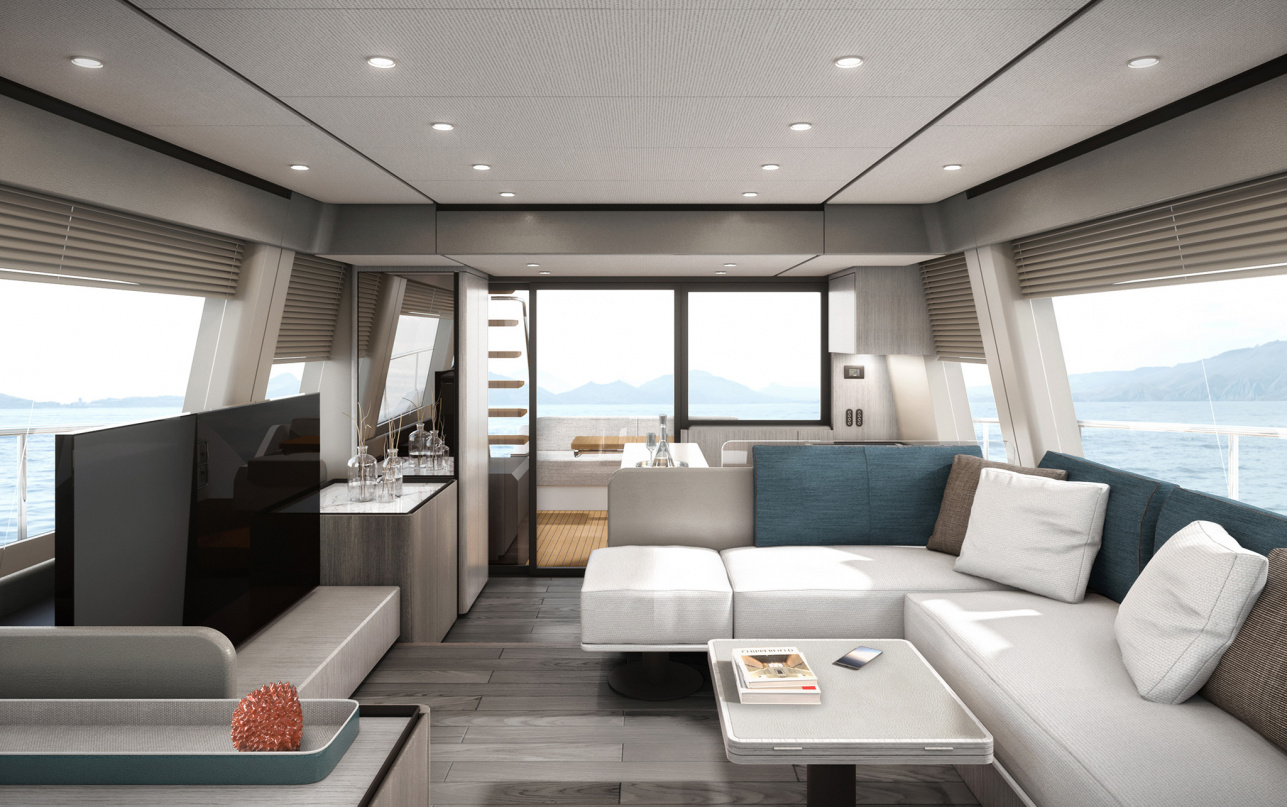 Яхта Ferretti Yachts 580 фото 2.5