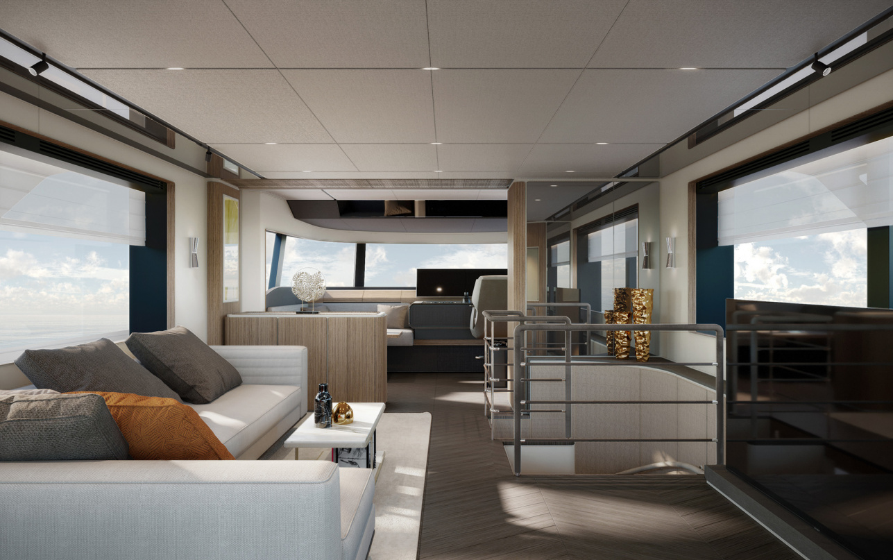 Яхта Ferretti Yachts INFYNITO 90 фото 2.12