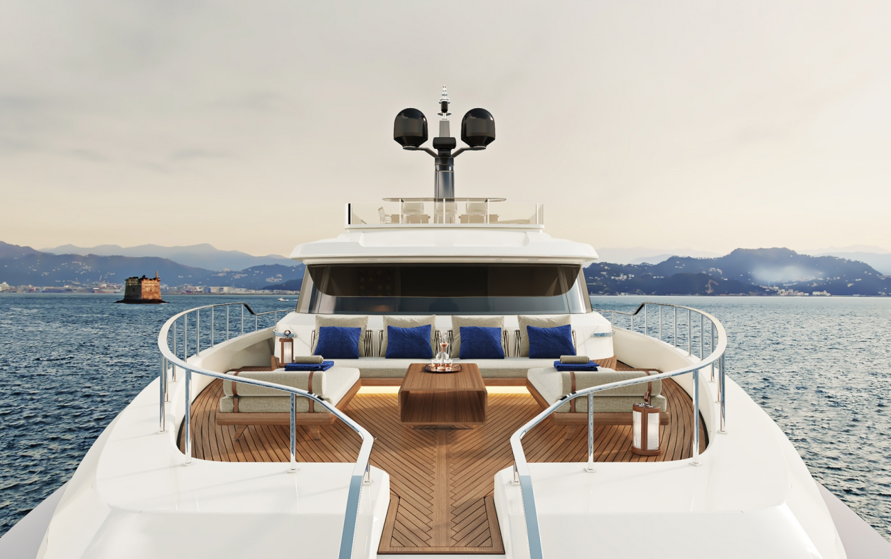 Яхта Custom Line Navetta 30 фото 1.8