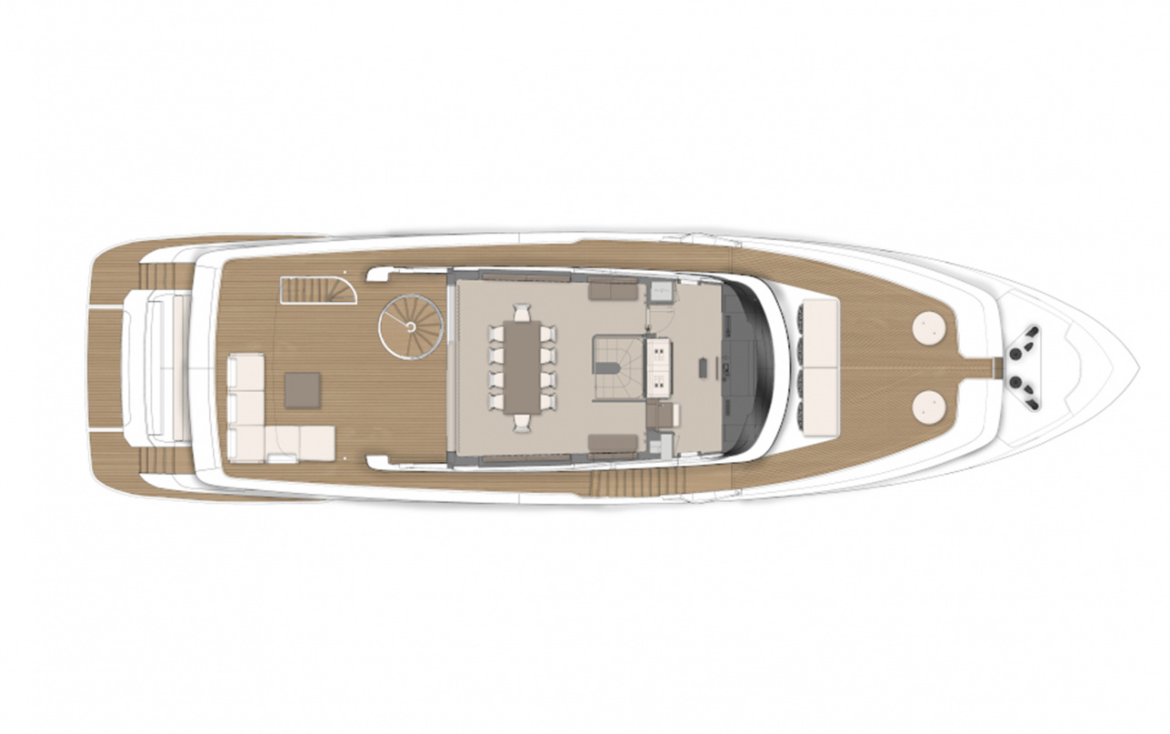 Яхта Custom Line Navetta 30 фото 3.4